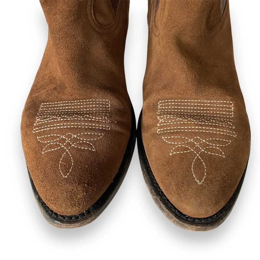 Golden Goose Suede Ankle Boot with Embroidery - Picture 5 of 12